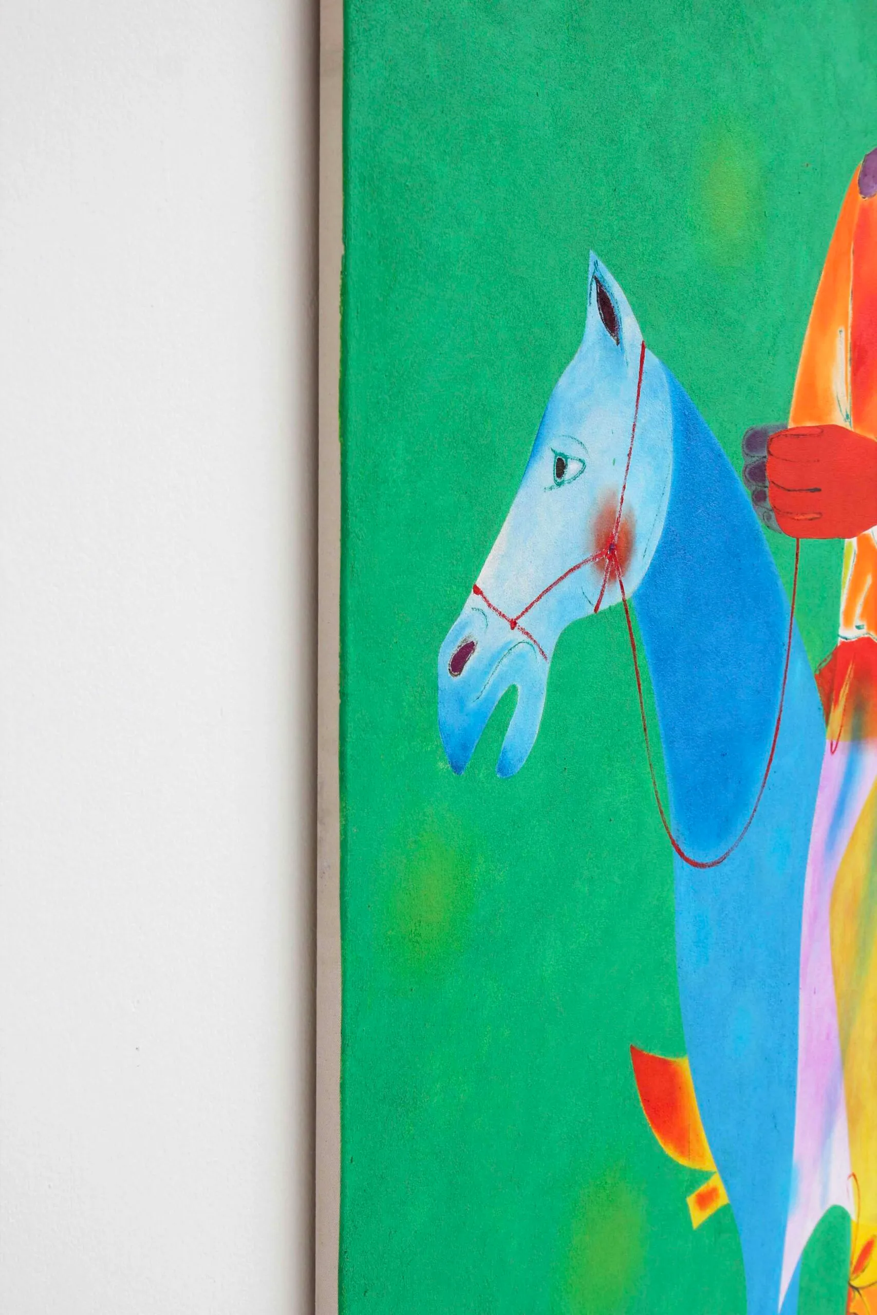 detail, oil and acrylic on canvas, 180 × 140cm