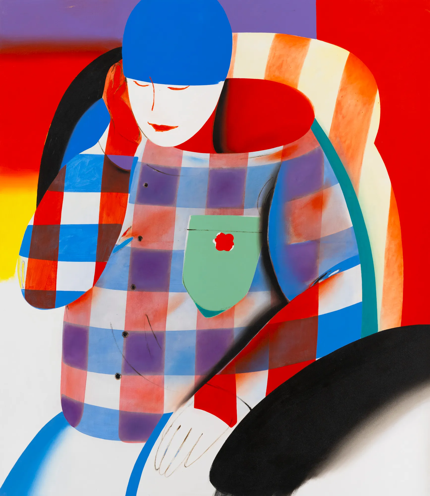 Dear to Me series, oil and acrylic on canvas, 150 × 130cm