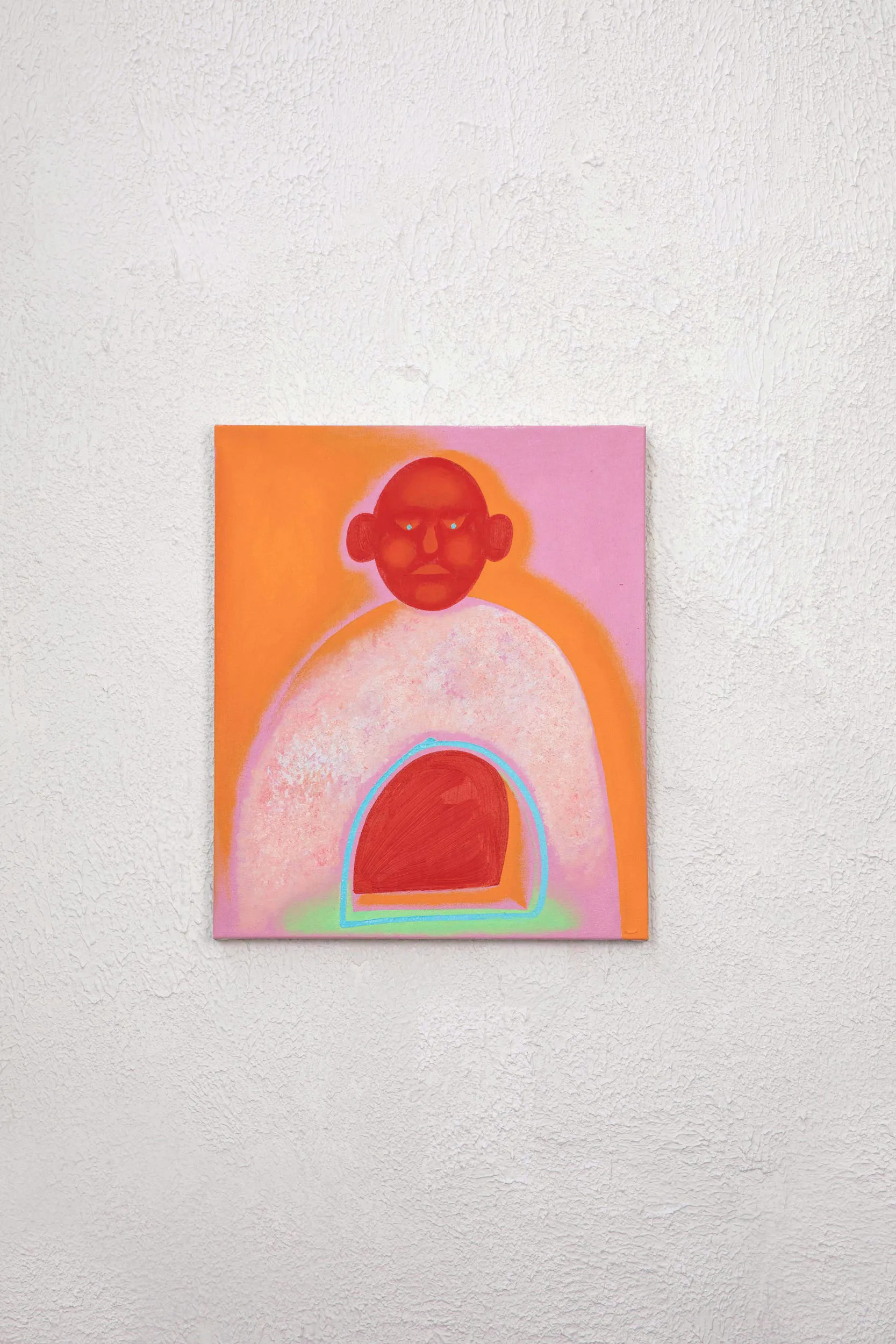 oil and acrylic on canvas, 50 × 42cm