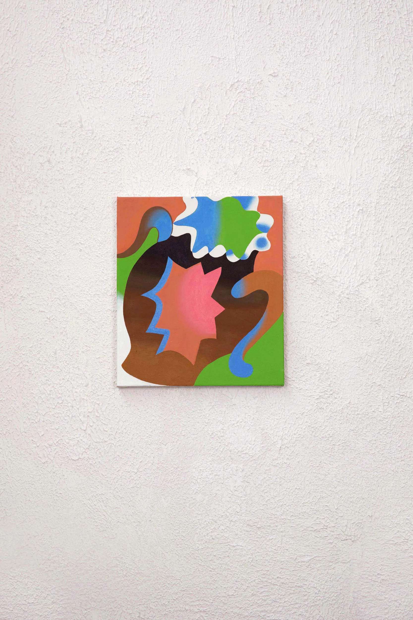 oil and acrylic on canvas, 40 × 35cm