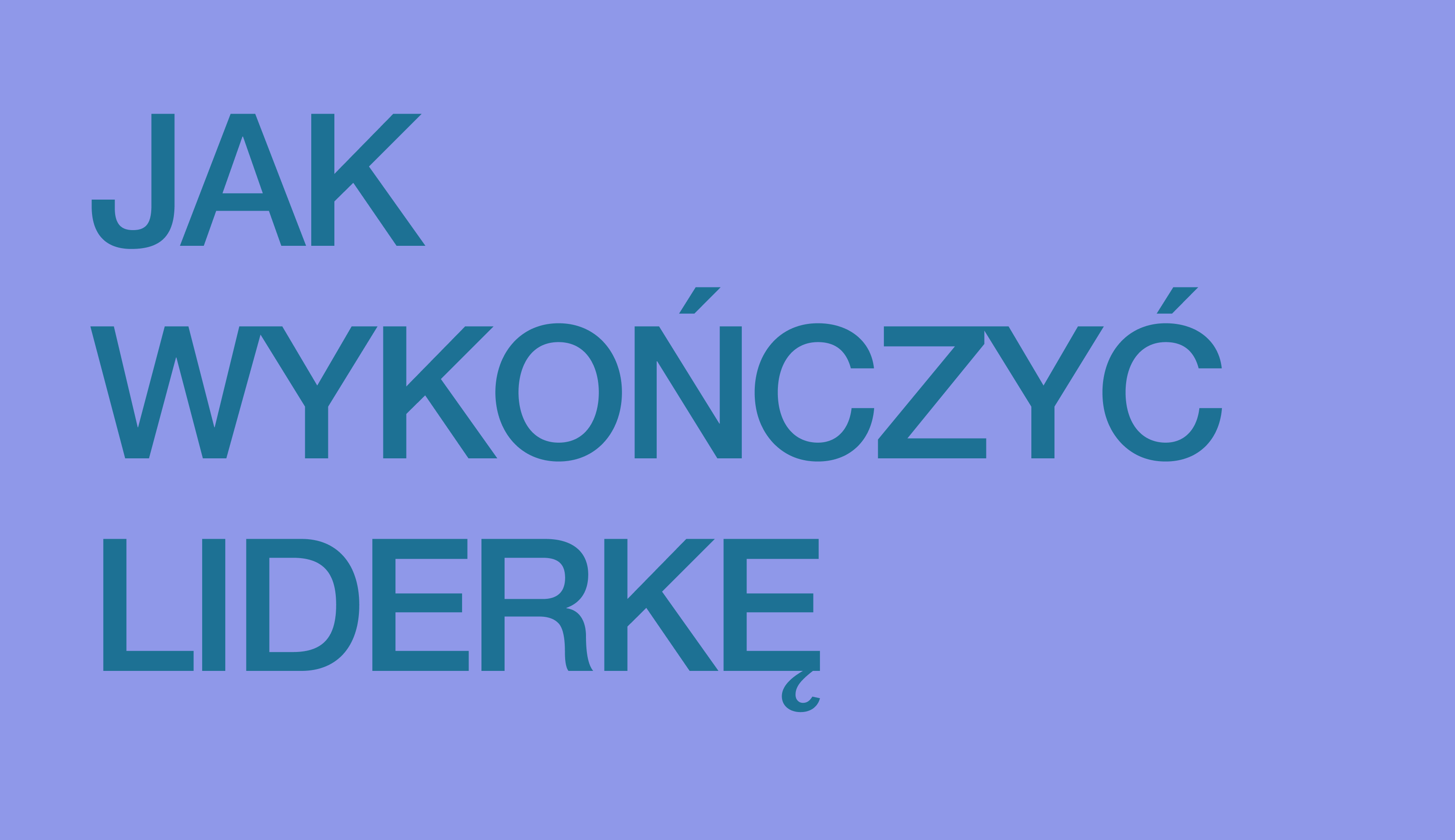 Jak wykończyć lidera? cz. 1/2