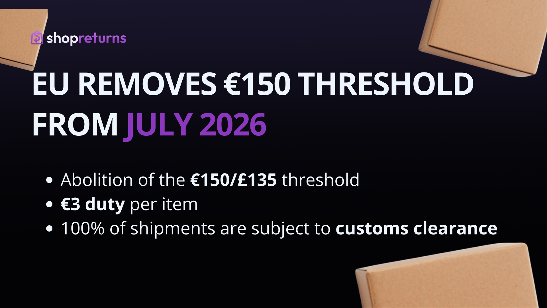 The end of cheap parcels from China