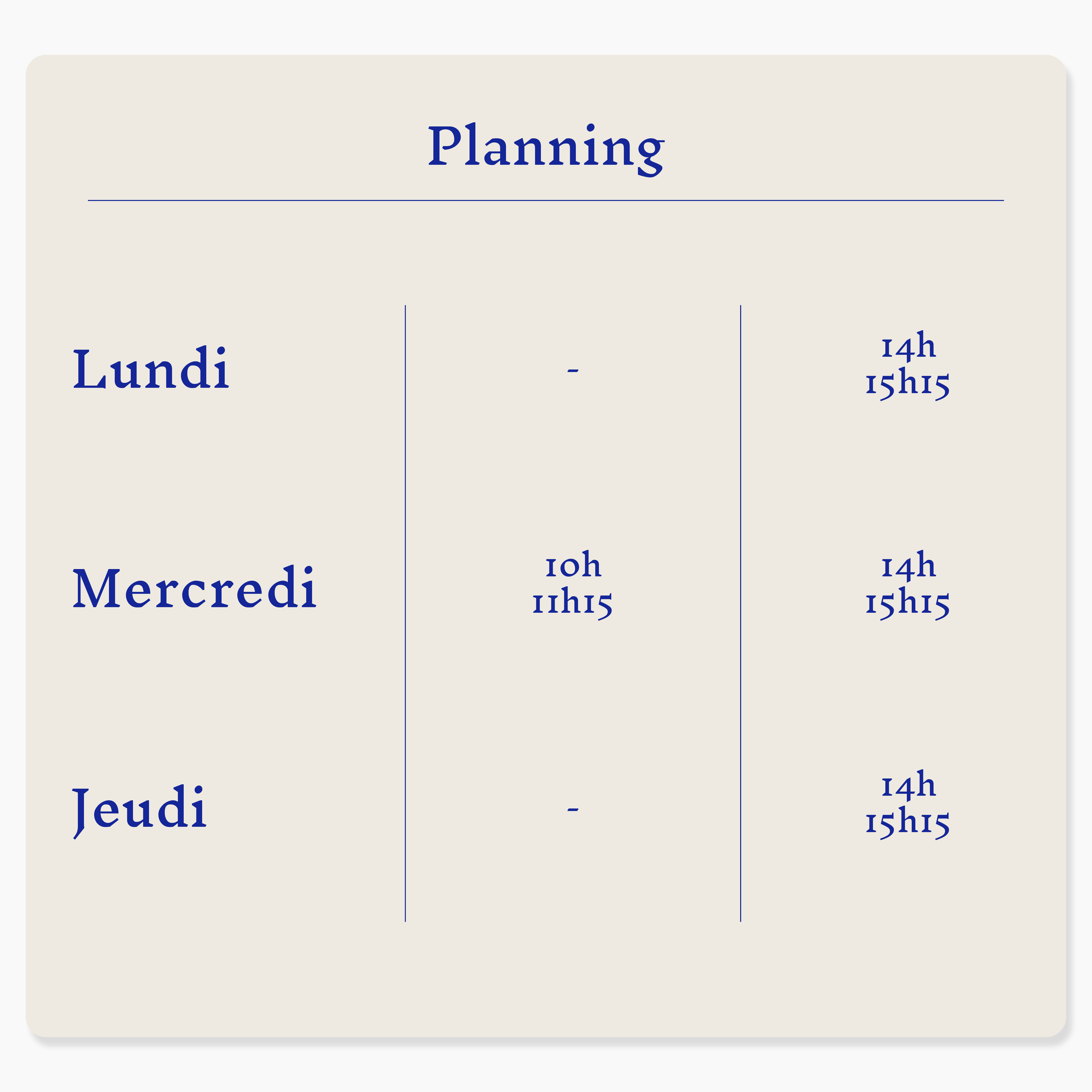 Planning 1-2P