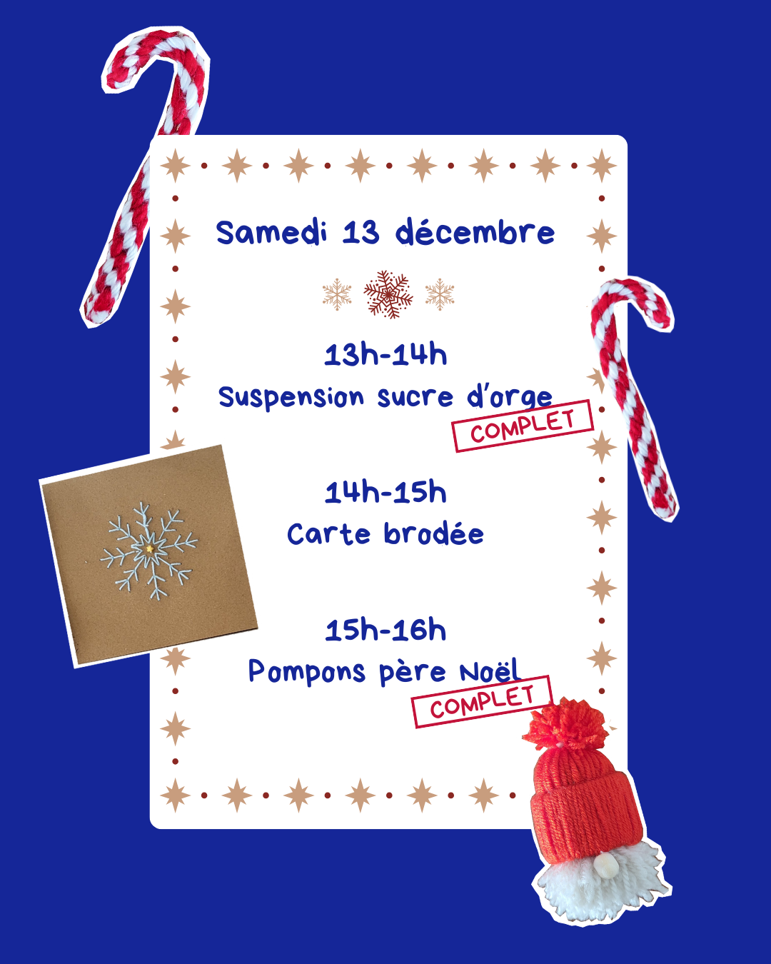 Programme Samedi 13 décembre 2025