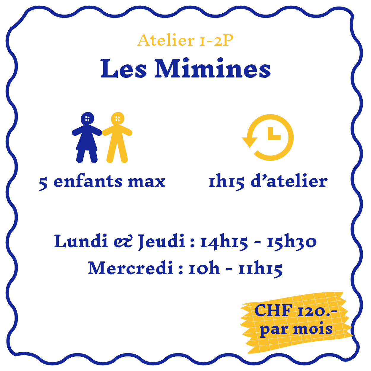 Ateliers couture les mimines 1-2p