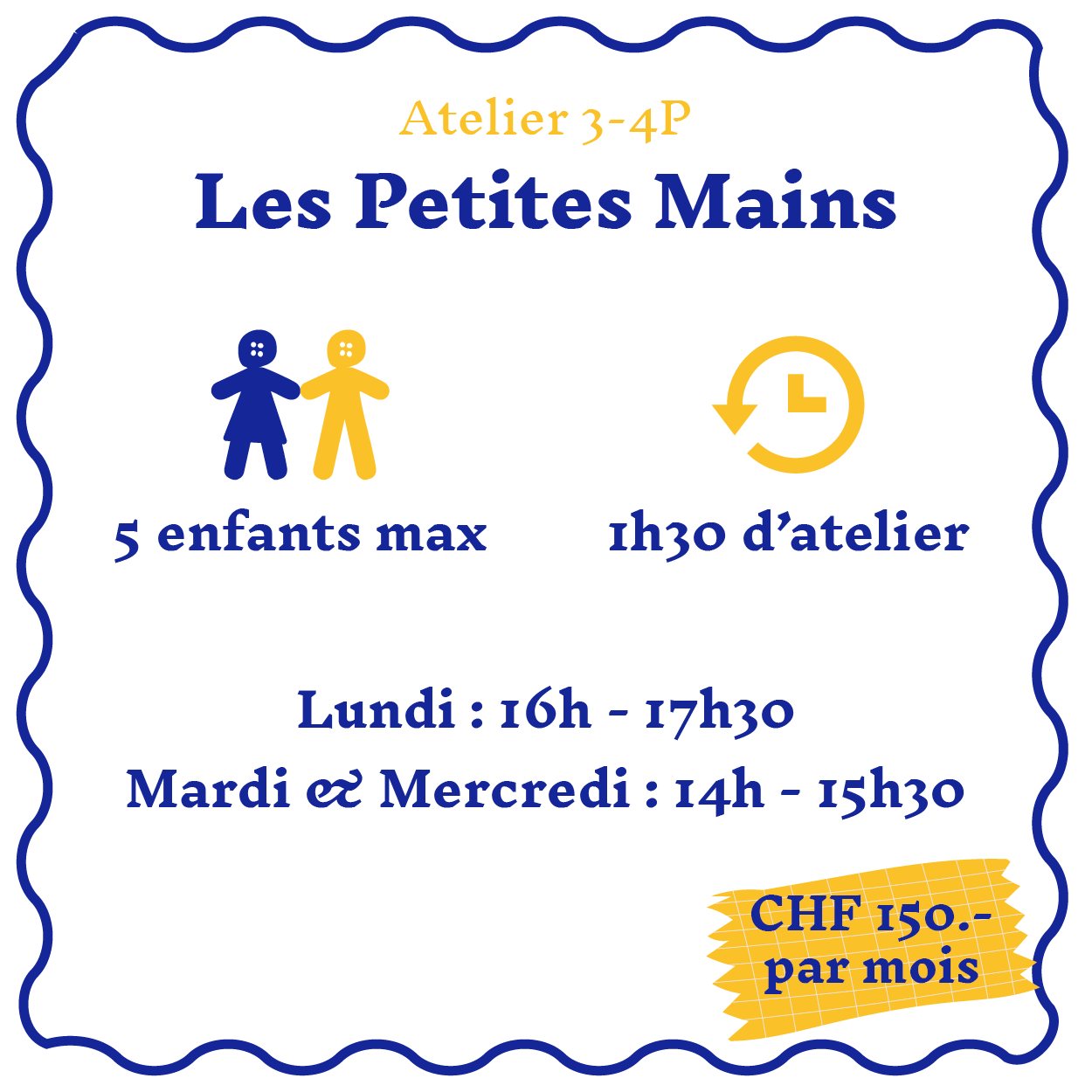 Ateliers couture les Petites Mains 3-4p