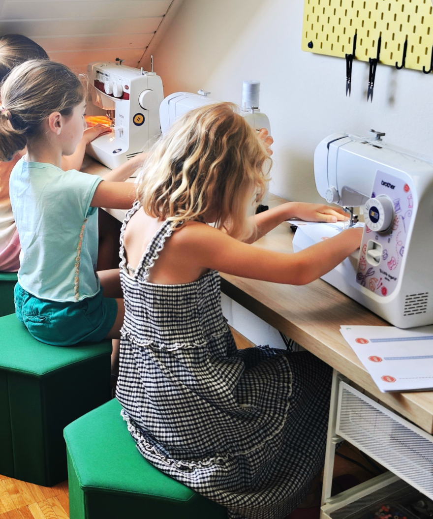 Image camp couture vacances, bobine ateliers