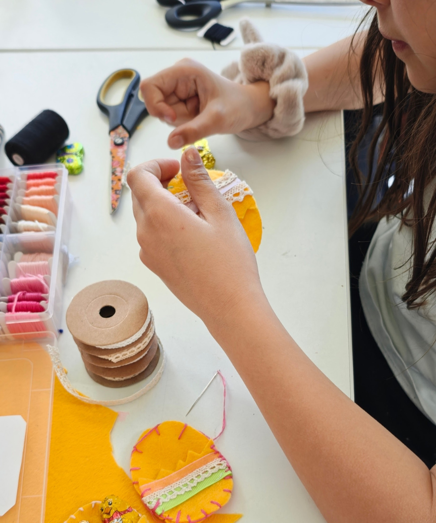 Camp couture, groupe d'enfants