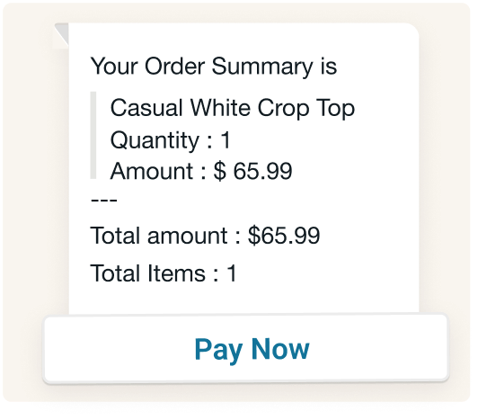 In-Chat Checkout and Payment