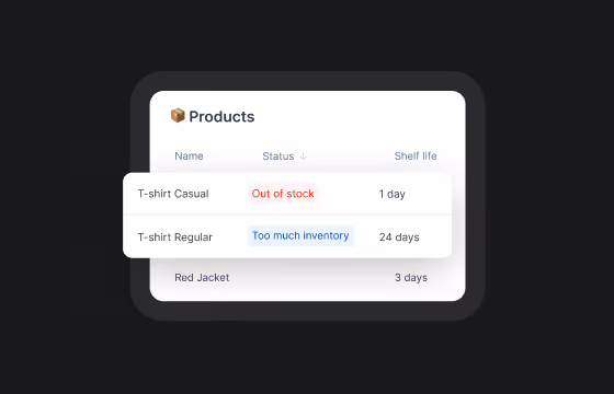 Flowlity supply chain scenario planning software highlighting out-of-stock and overstock risks through probabilistic product-level simulation