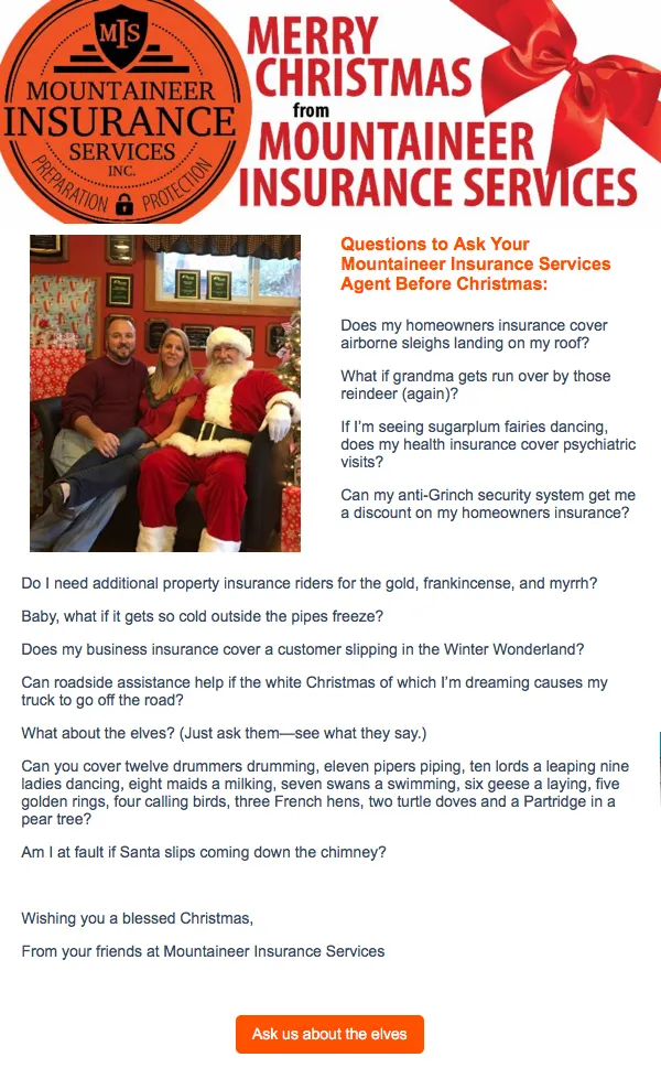 MIS Christmas eBlast Image