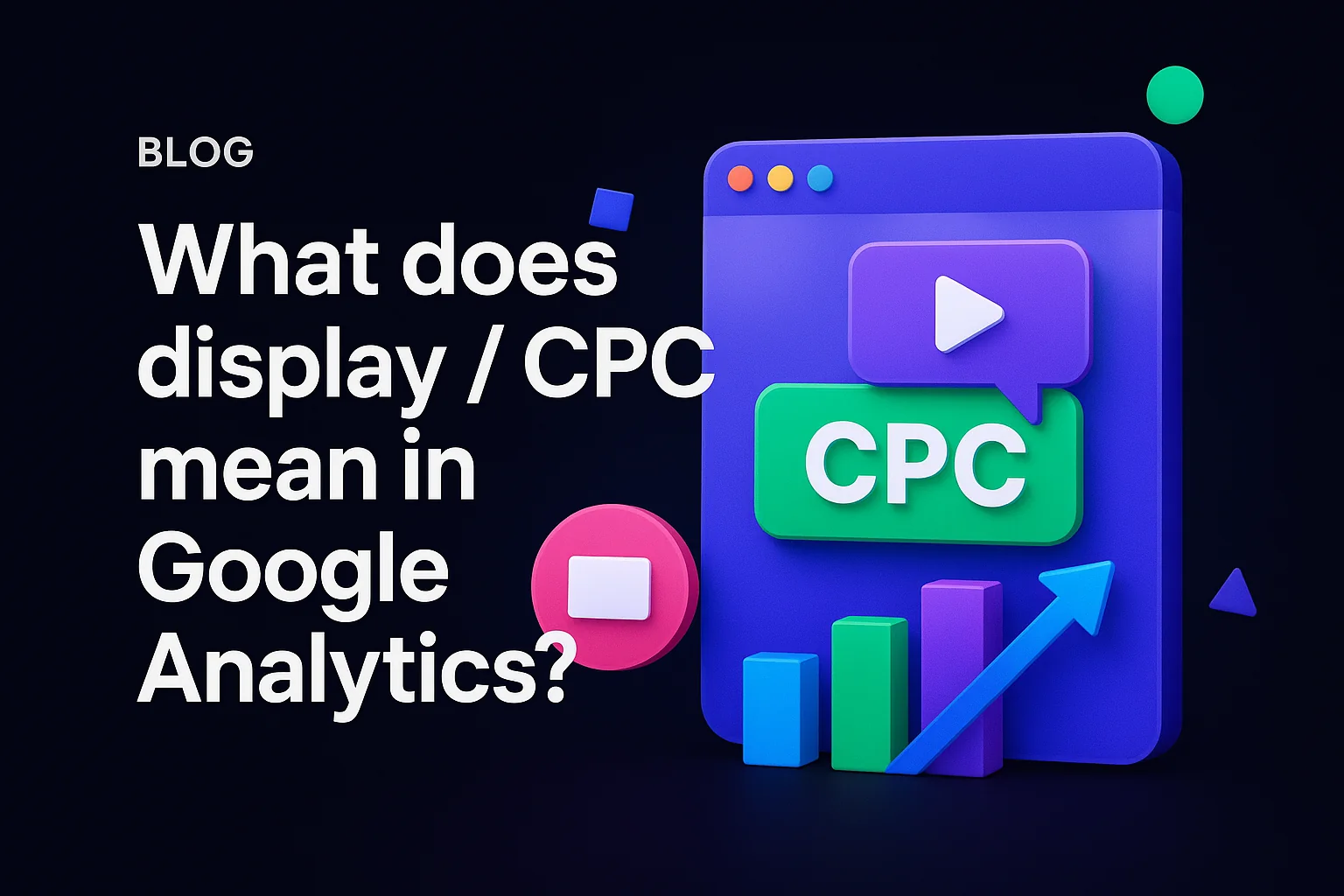 What does display / cpc mean in Google Analytics 4?
