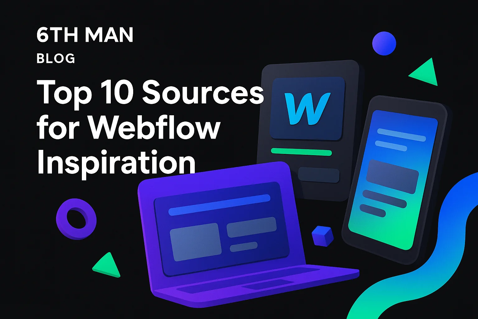 Top 10 bronnen voor Webflow-inspiratie in 2025