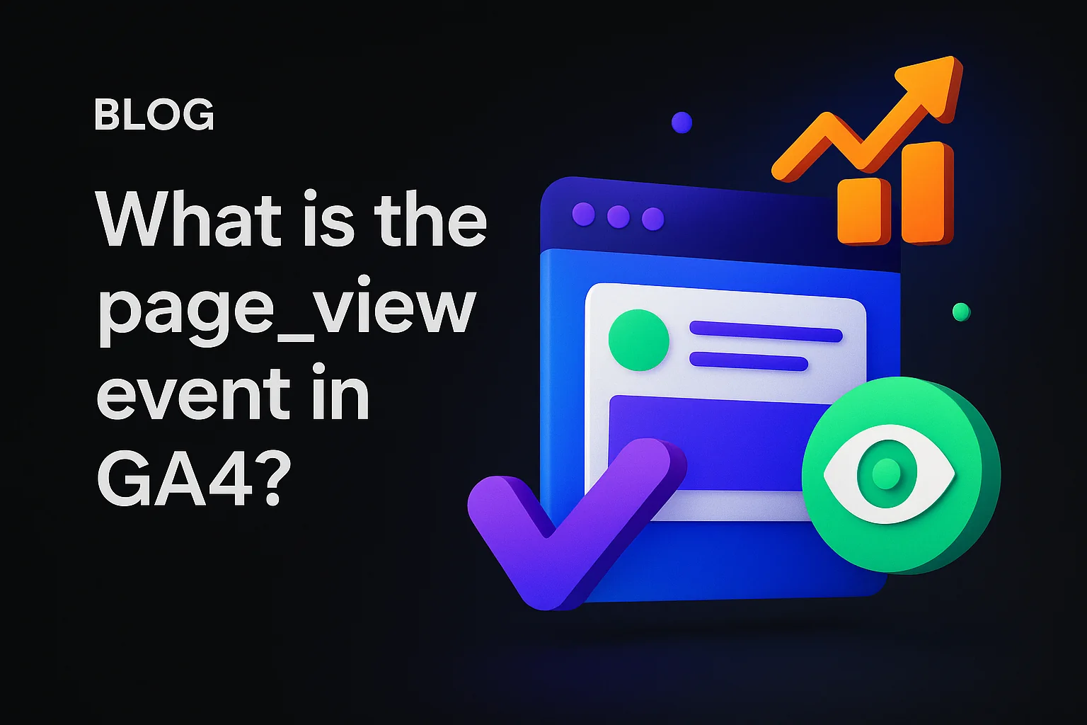 What is the page_view event in GA4?