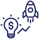 icone illustrant le lancement d'un business