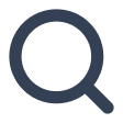 Magnifying glass icon symbolizing search.