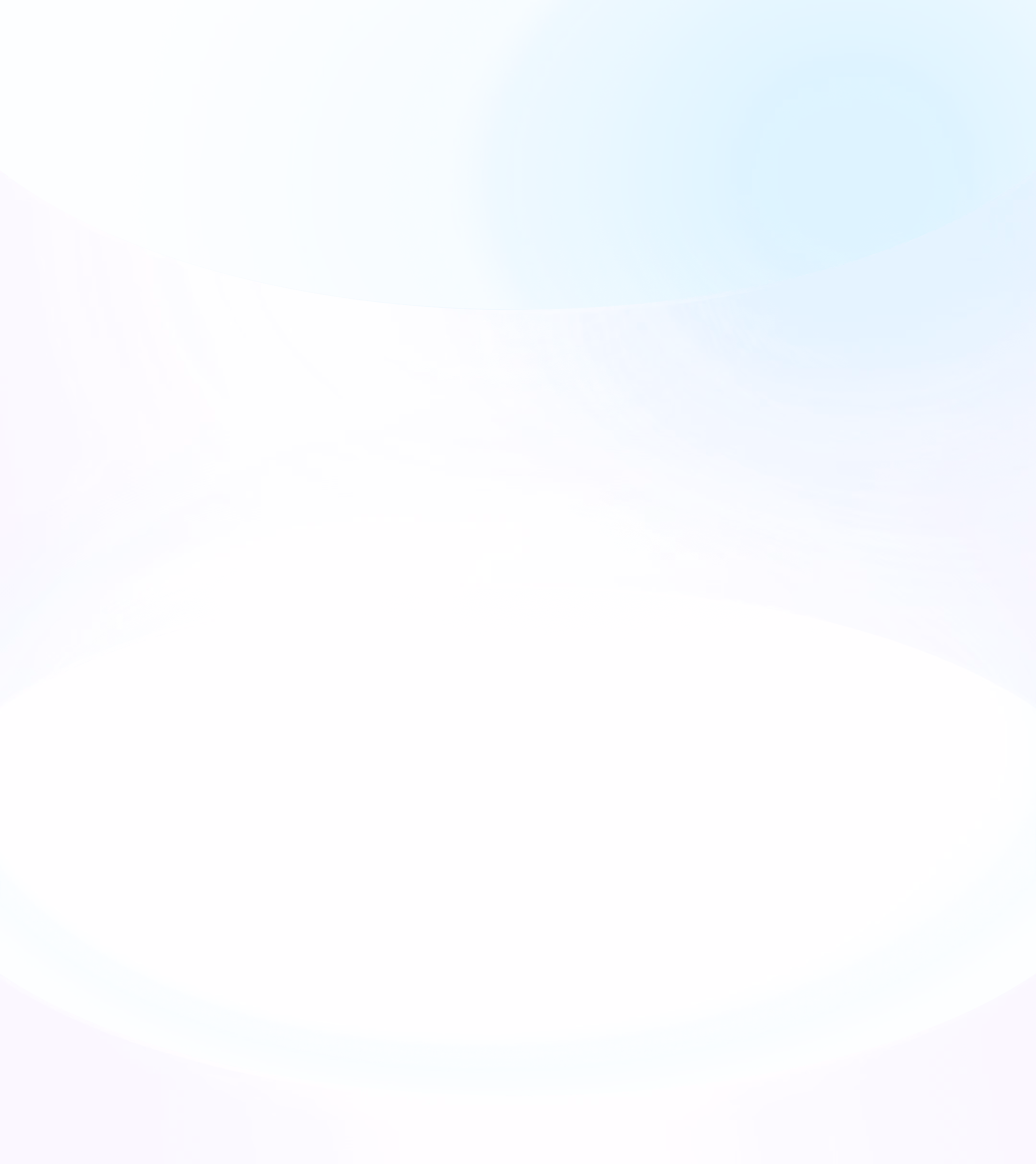 Abstract background with smooth, curved shapes in white and light blue gradient.