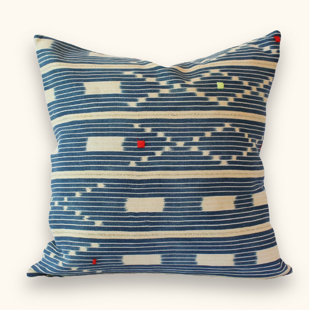 Vintage African Mudcloth Pillow