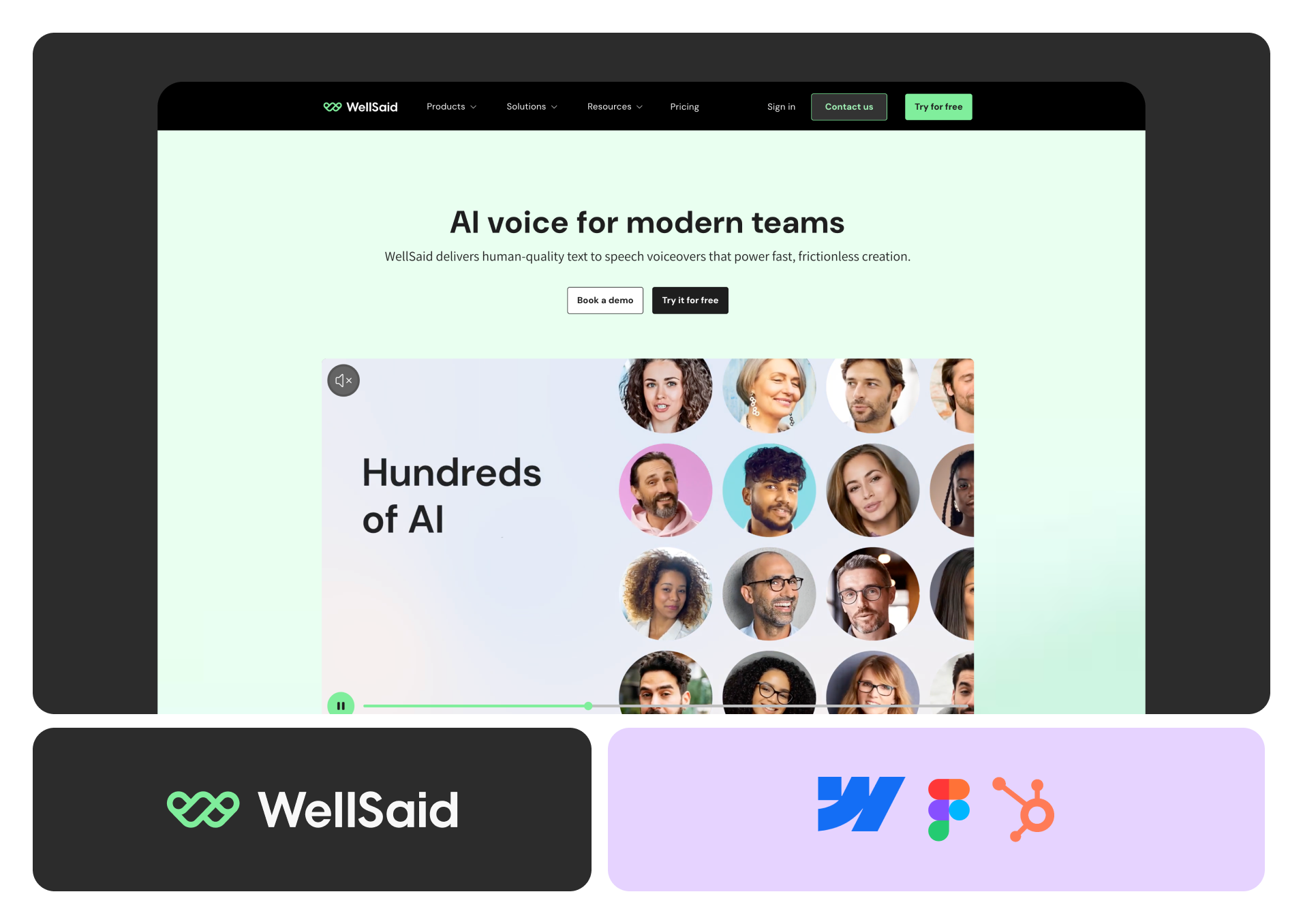 AI Saas website built in Webflow by L & S Creative Agency
