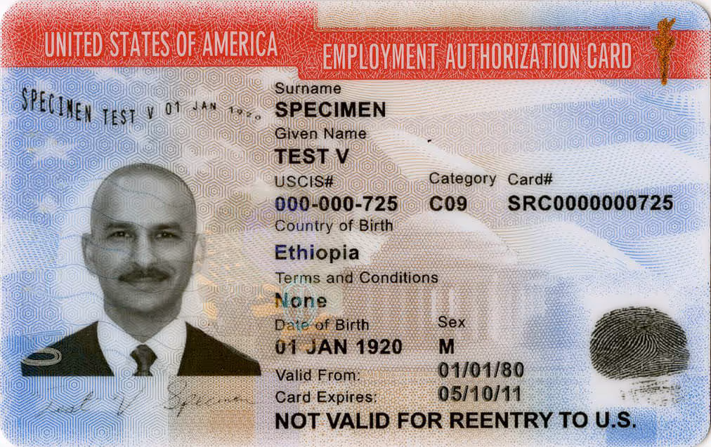 I-765 EAD Card