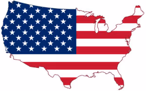 US Flag Map