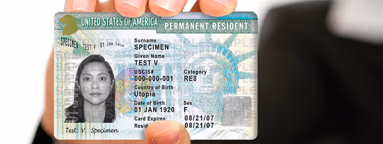 Holding a Greencard
