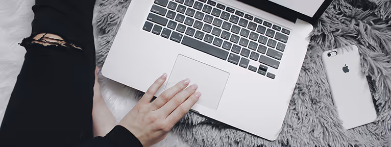 Women using a computer