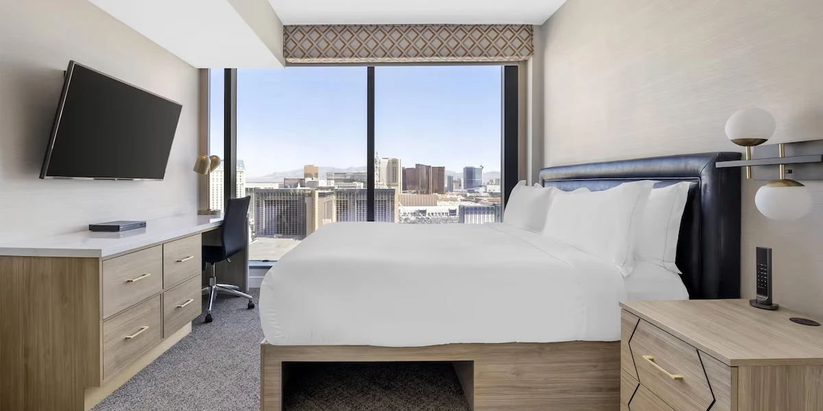 Junior One King Suite With Sofa Bed | Hilton Grand Vacations Club Elara Las Vegas