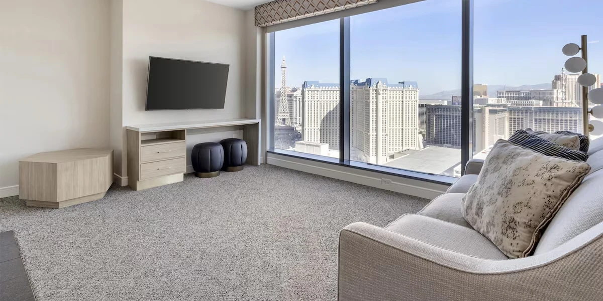 Junior One King Suite With Sofa Bed | Hilton Grand Vacations Club Elara Las Vegas