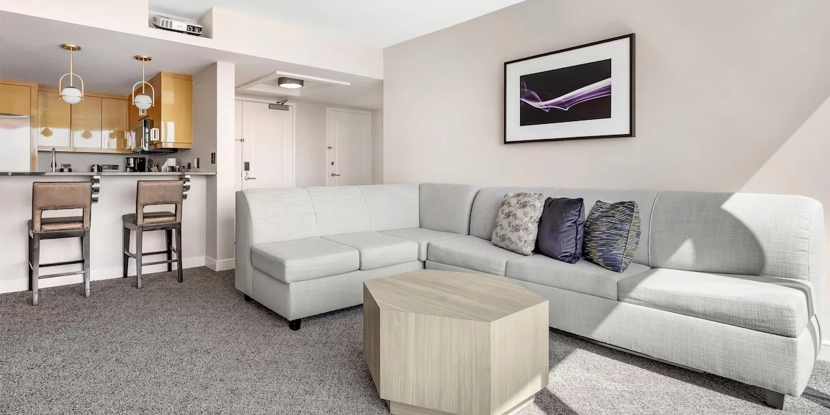 Two Bedroom Two King Premier Corner Suite With Sofa Bed | Hilton Grand Vacations Club Elara Las Vegas