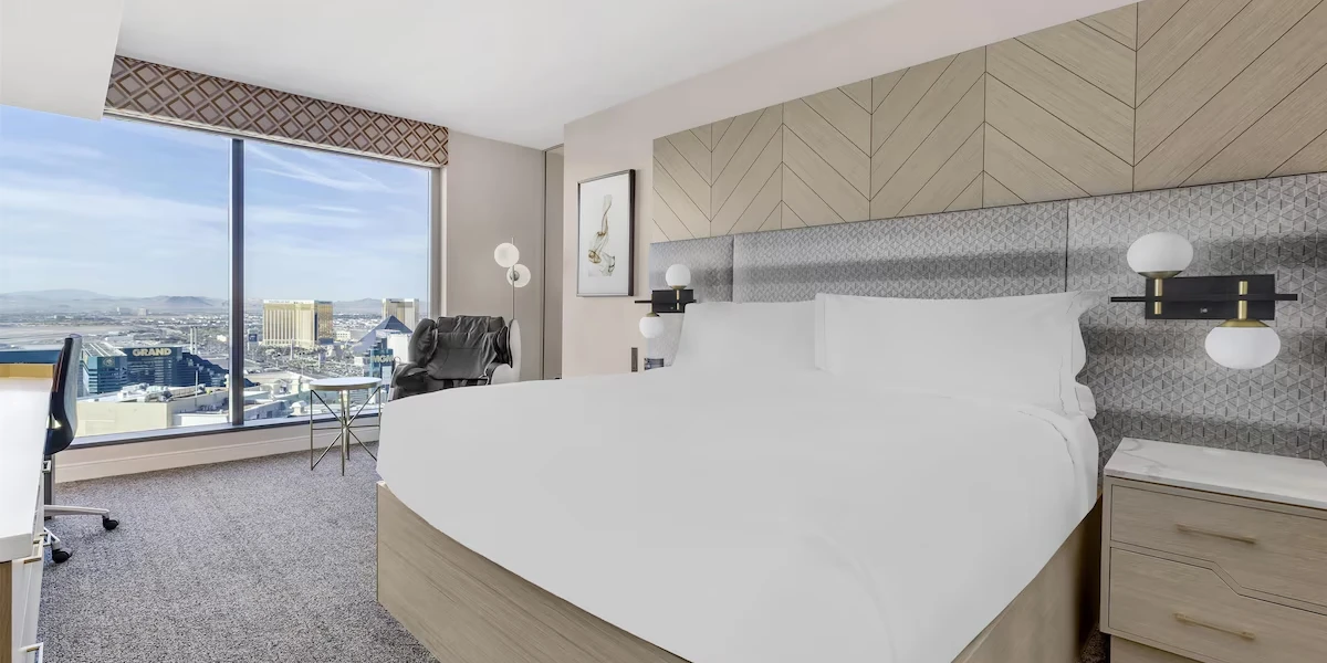 One Bedroom One King Grand Suite With Sofa Bed | Hilton Grand Vacations Club Elara Las Vegas