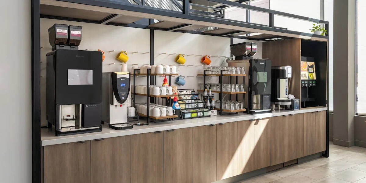 Beverage Station at Atwell Suites Henderson at the Pass by IHG Hotels and Resorts.