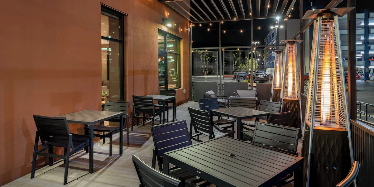 Patio at Atwell Suites Henderson at the Pass by IHG Hotels and Resorts.