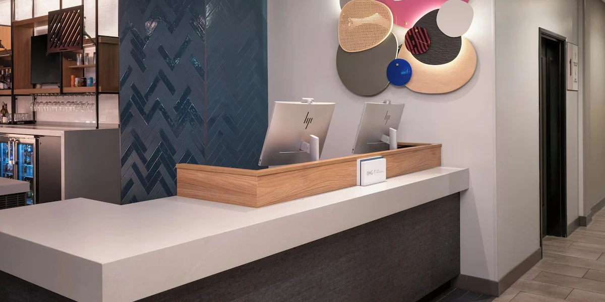 Check-In Kiosk at Atwell Suites Henderson at the Pass by IHG Hotels and Resorts.