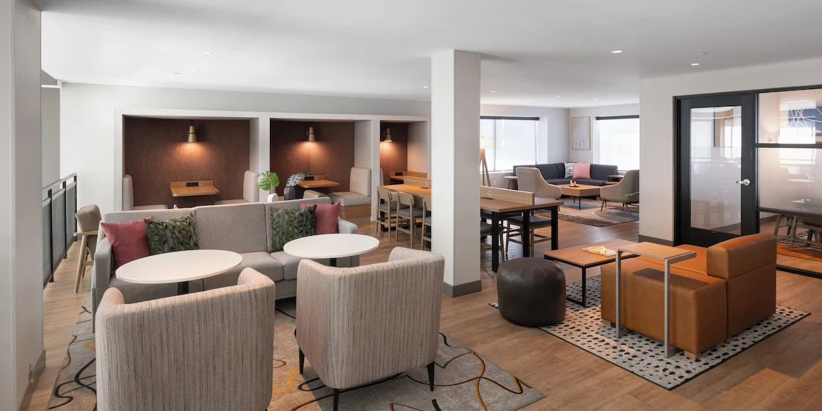 Lobby at Atwell Suites Henderson at the Pass by IHG Hotels and Resorts.