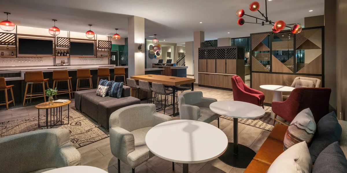 Lobby at Atwell Suites Henderson at the Pass by IHG Hotels and Resorts.