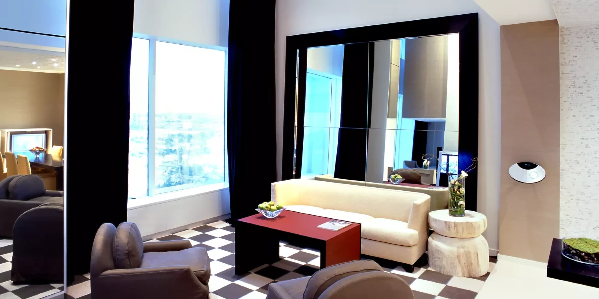 Skylofts Living Area at MGM Grand Las Vegas.