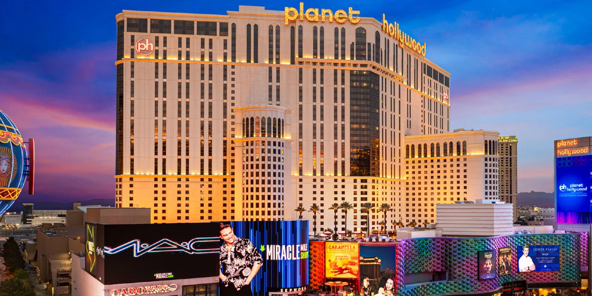 Hotel Exterior, Planet Hollywood Resort and Casino Las Vegas.