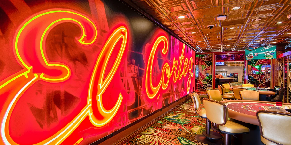 High Limit Tables at El Cortez Hotel and Casino Las Vegas.
