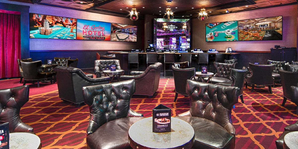 The Parlor Bar at El Cortez Hotel and Casino Las Vegas.