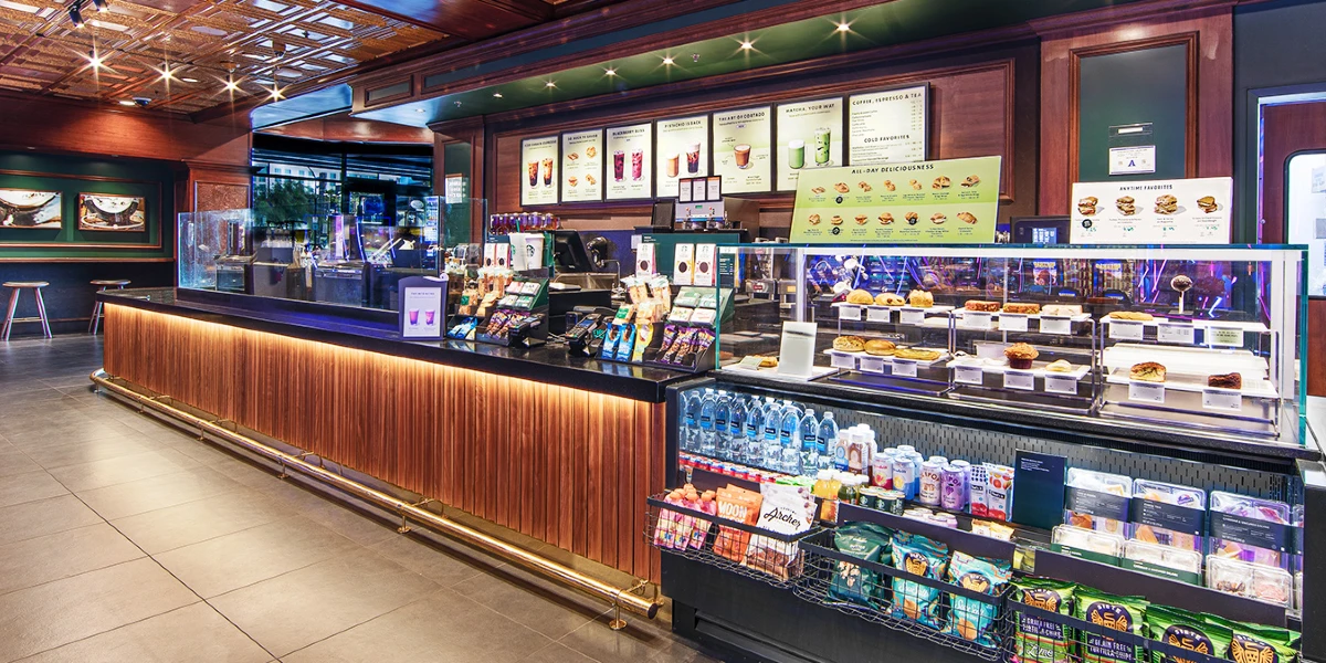 Starbucks at El Cortez Hotel and Casino Las Vegas.