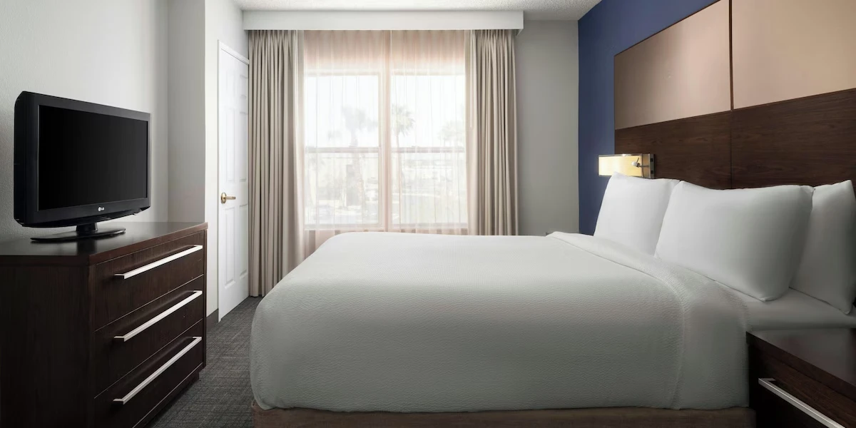 Suite Bedroom at Residence Inn Las Vegas Henderson/Green Valley.