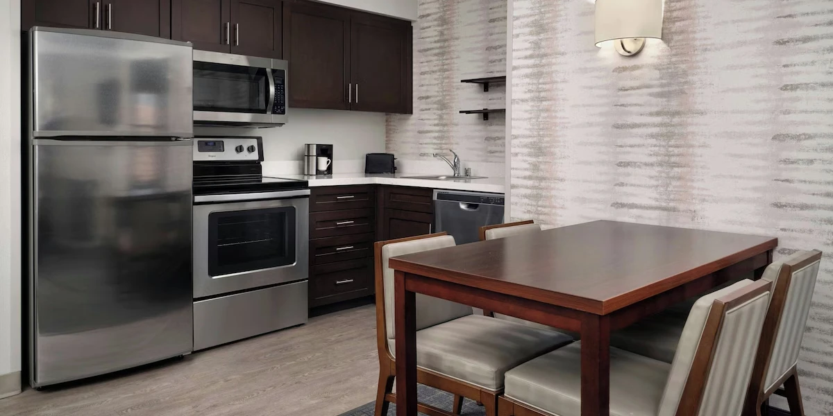 Suite Kitchen at Residence Inn Las Vegas Henderson/Green Valley.