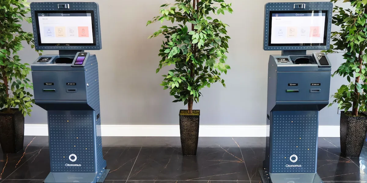 Pods at Otonomus Hotel Las Vegas.