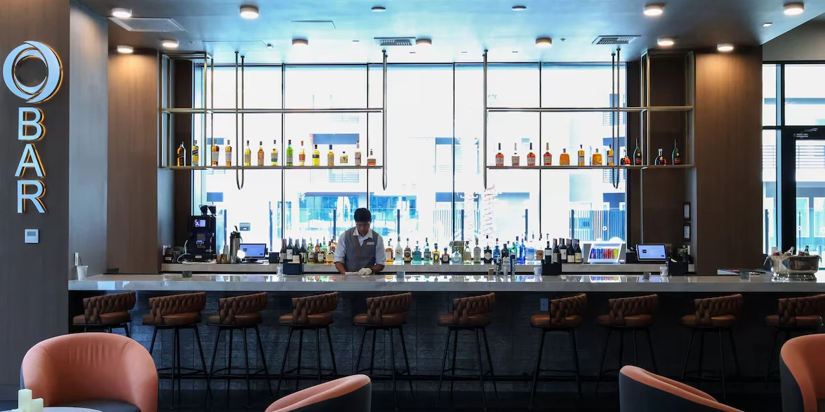 O Bar at Otonomus Hotel Las Vegas.