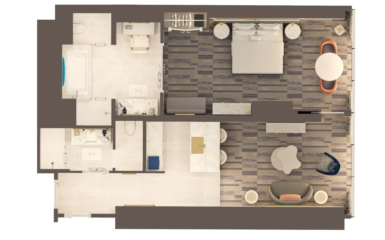 Royal Suite Strip Best View | Fontainebleau Las Vegas