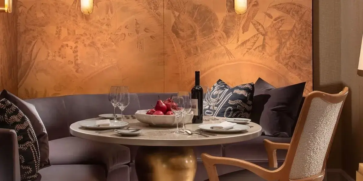 Wynn Tower Suite Salon Dining Area at Wynn Las Vegas and Encore.