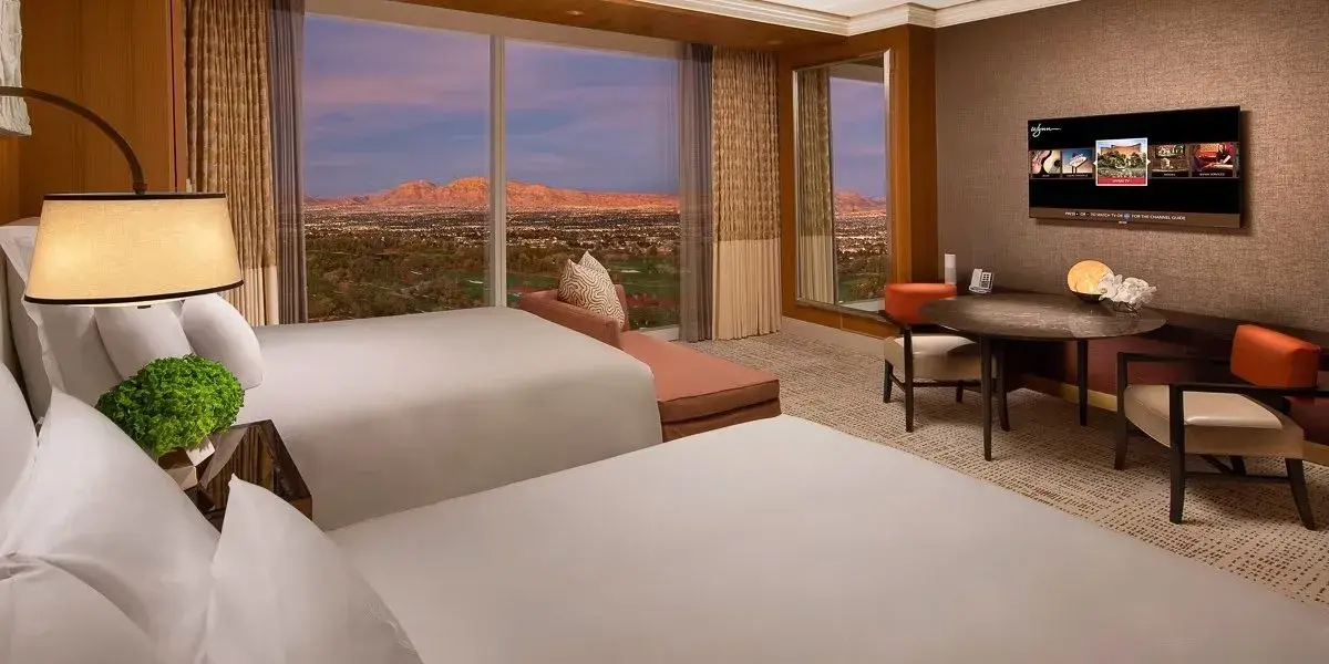 Wynn Tower Suite Two Queens at Wynn Las Vegas and Encore.