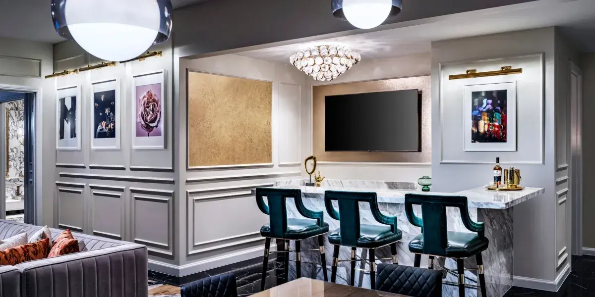 One Bedroom Penthouse Wet Bar at Palms Casino Resort Las Vegas.