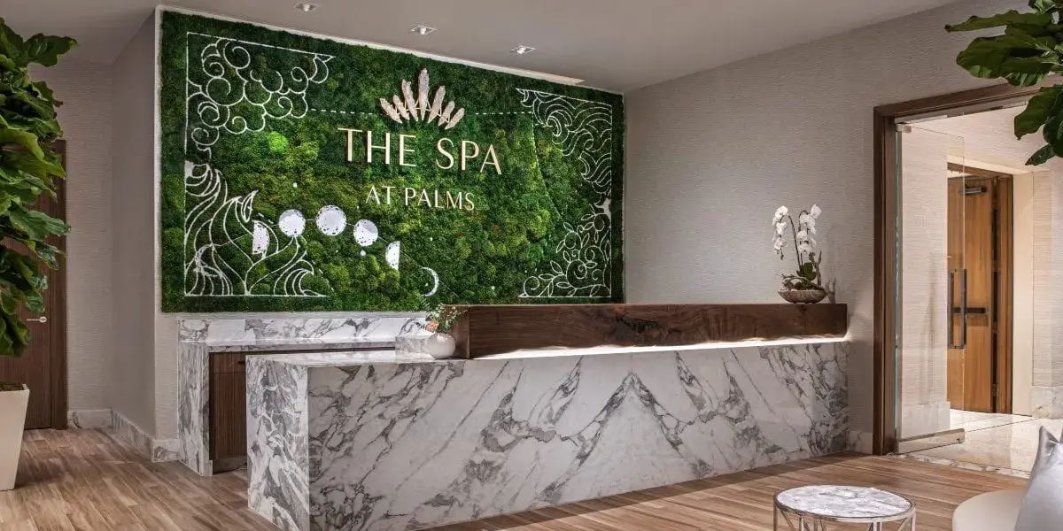 The Spa at Palms Lobby at Palms Casino Resort Las Vegas.